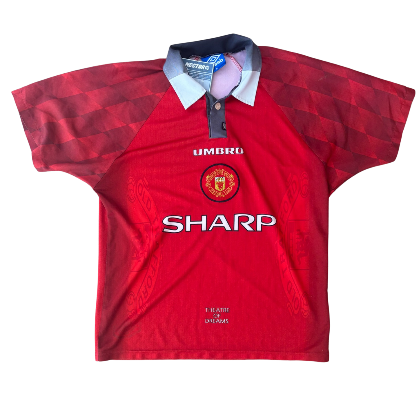 MANCHESTER UNITED HOME 1996-98 JERSEY