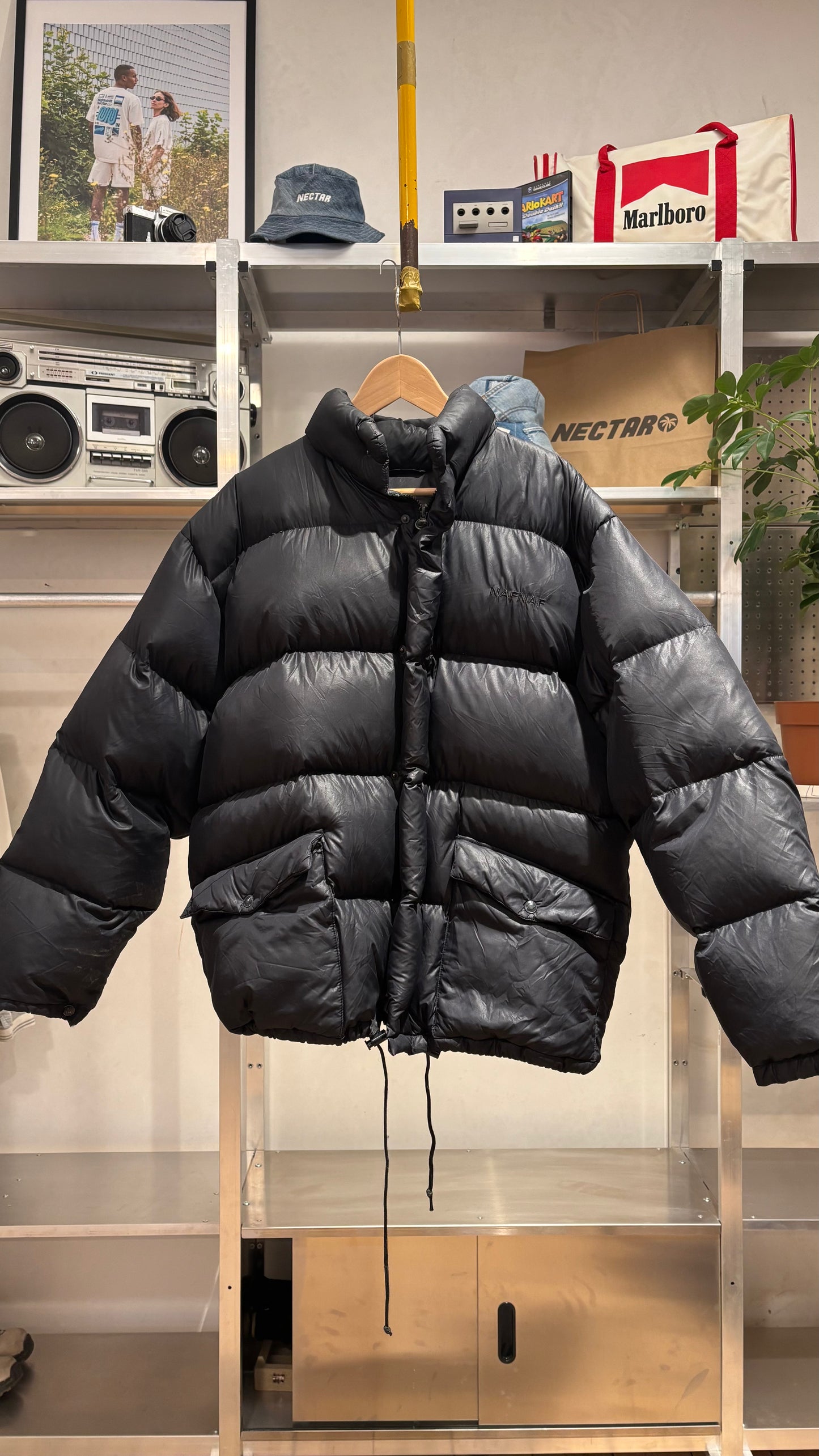 NAF NAF PUFFER JACKET - MEDIUM