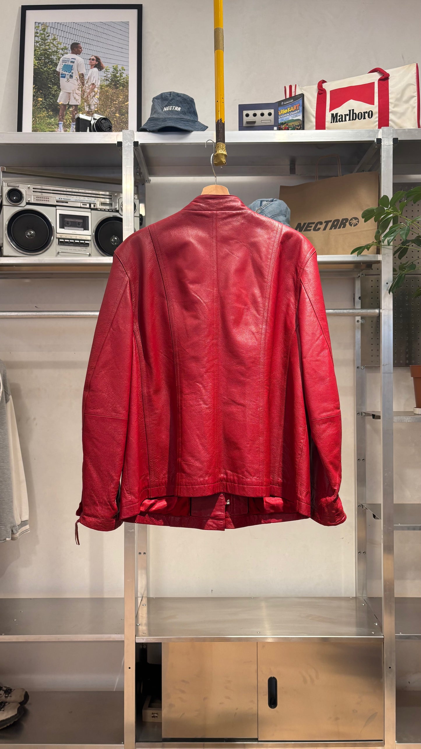 GENUINE LEATHER JACKET - LARGE