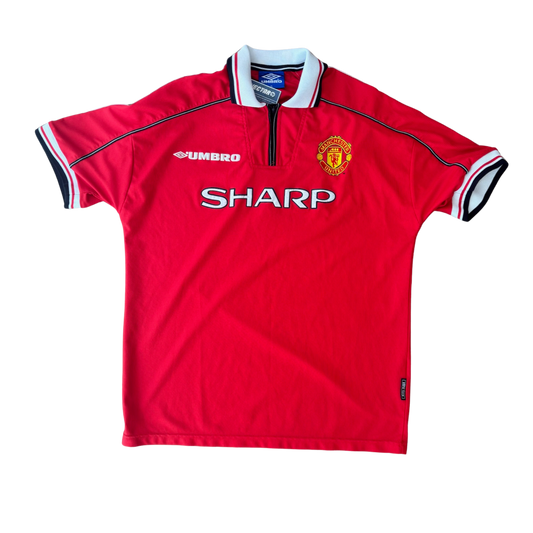 MANCHESTER UNITED HOME 1998-2000 JERSEY