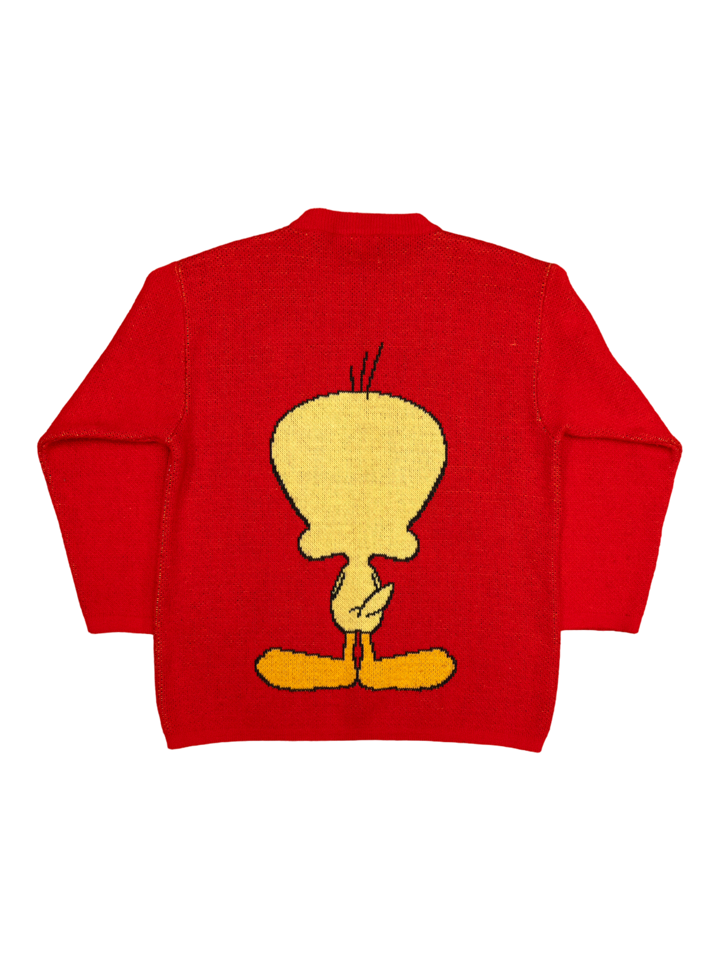 VINTAGE KNIT LOONEY TUNES RED - M