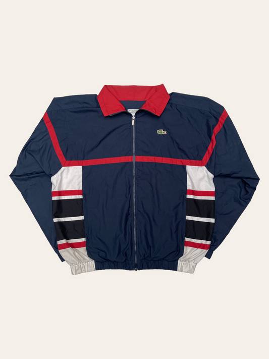 VINTAGE SWEATER LACOSTE BLUE & RED - L