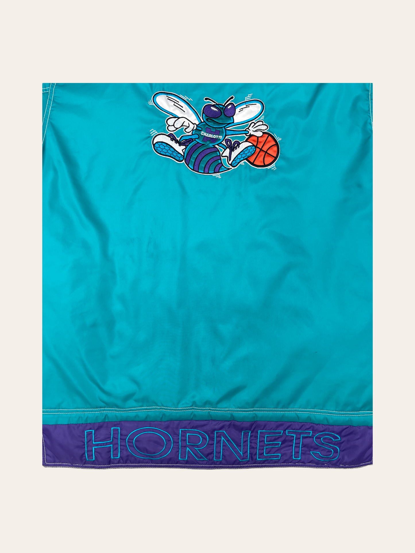VINTAGE JACKET NBA HORNETTS OFFICIAL TURQUOISE - M
