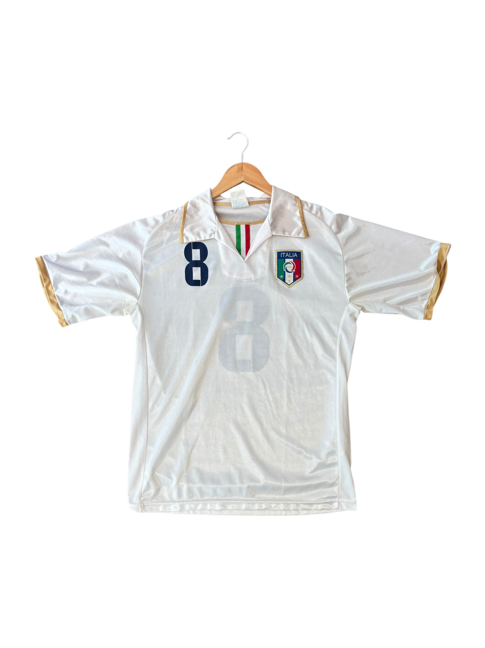 Italy Euro 2004 Shirt ITALY EURO 2004 AWAY JERSEY (GATTUSO #8) L