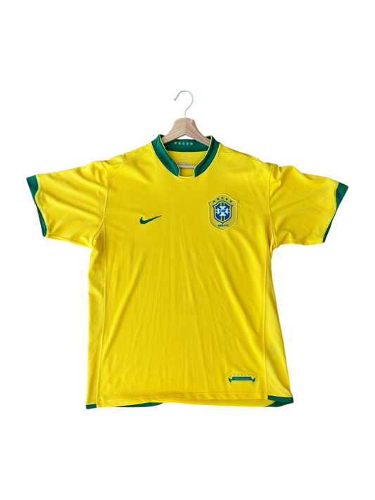 BRAZIL - HOME JERSEY 2002-2004 - L